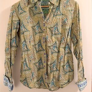 Robert Graham Multicolor Paisley Blouse